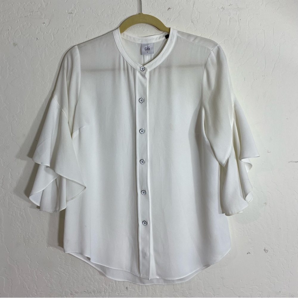 CAbi White Blouse